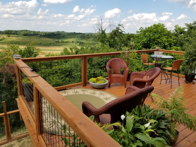 custom deck and fence