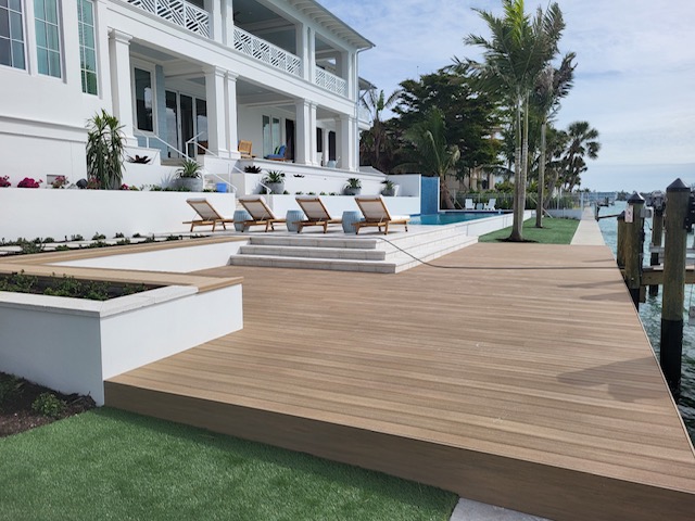 beach side custom deck 